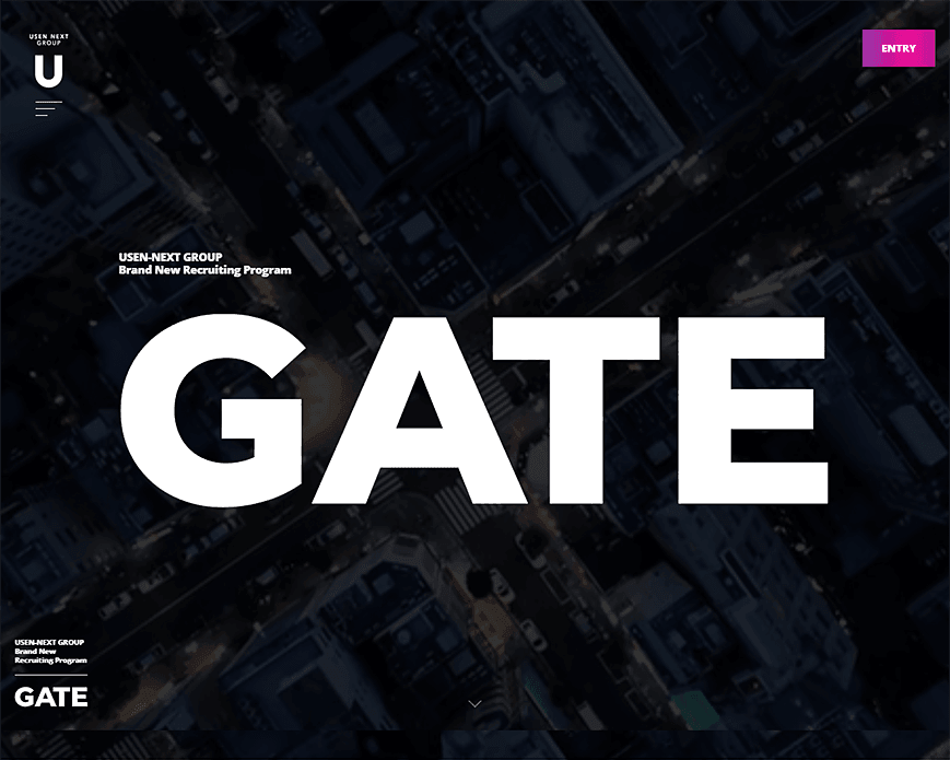 GATE ｜USEN-NEXT GROUP 就職・転職・採用サイト PC画像